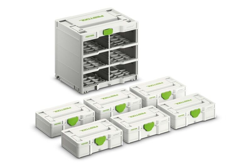 Festool Systainer³ Rack SYS3-RK/6 M 337-Set