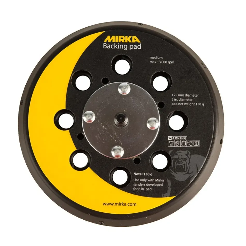 Mirka Net Backup Pad 5" Grip 28H 130g
