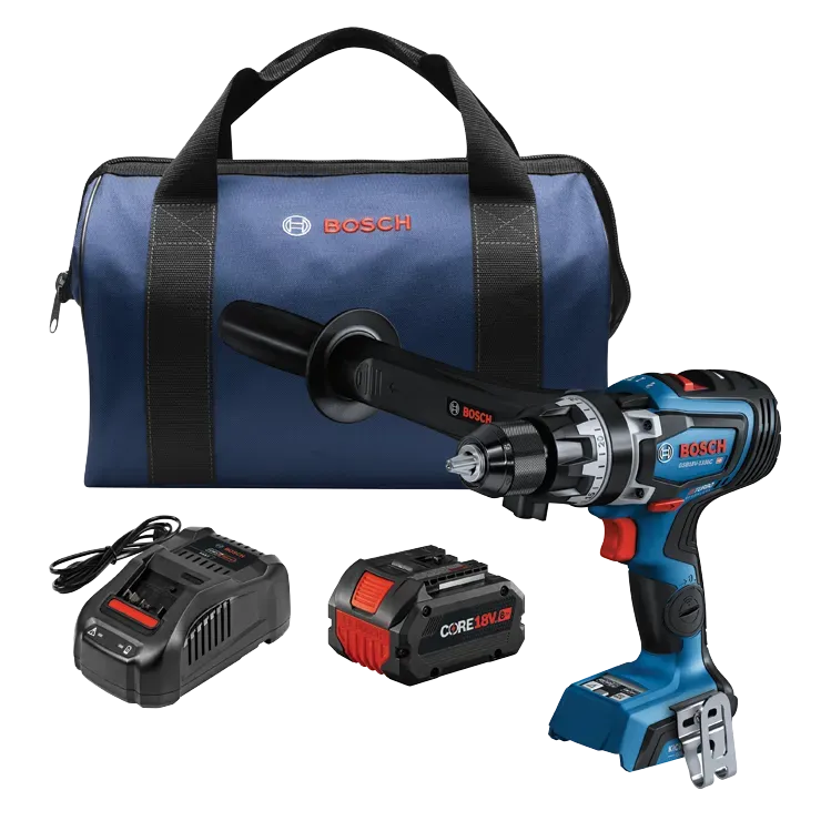 Bosch PROFACTOR™ 18V Connected-Ready 1/2 In. Hammer Drill/Driver Kit with (1) CORE18V® 8 Ah High Power Battery
