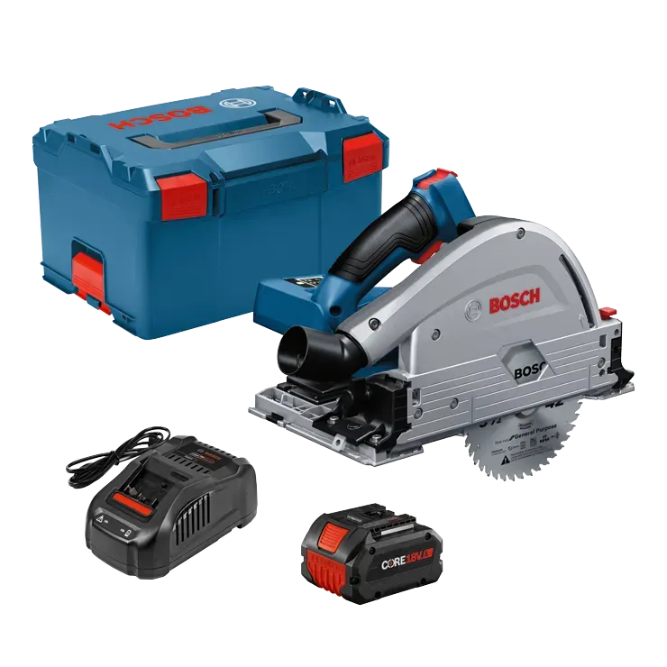 Bosch PROFACTOR™ 18V Connected-Ready 5-1/2 In. Track Saw Kit with (1) CORE18V® 8 Ah High Power Battery