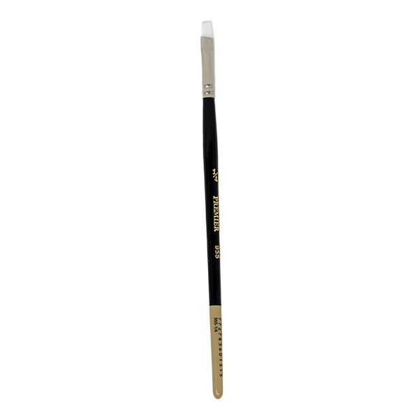 Bennett Angular White Taklon Artist Brush