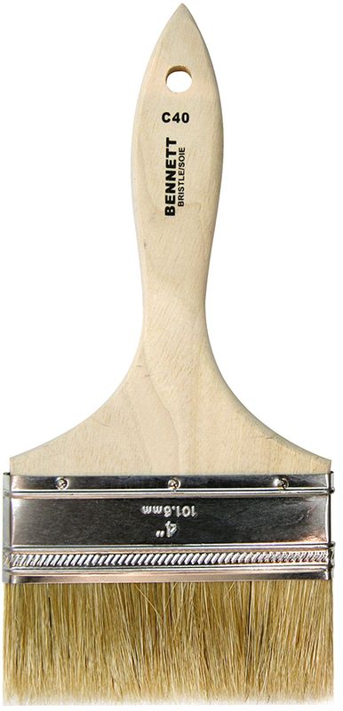Bennett White Bristle Throwaway Chip Brush
