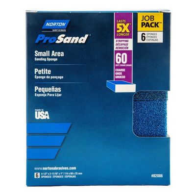 Norton ProSand Small Area Sanding Sponge Job Pack (6 Sponges)