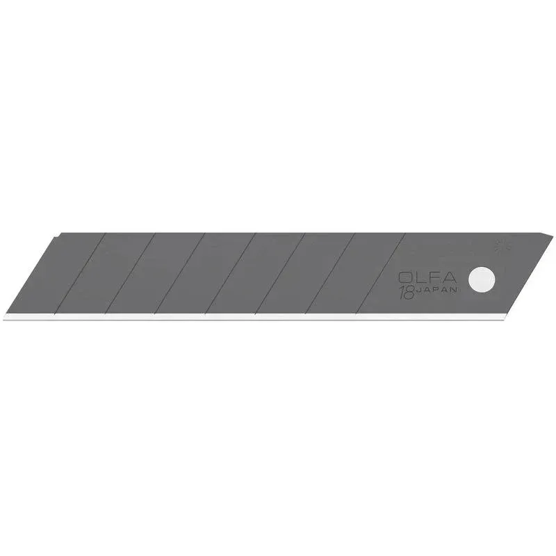 Olfa 18mm LBB Ultra-Sharp Black Snap Blade - 10 Pack Olfa 18mm LBB Ultra-Sharp Black Snap Blade - 10 Pack