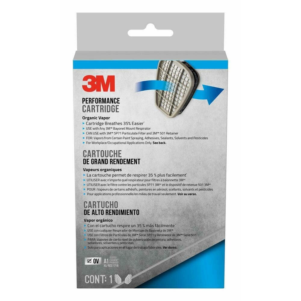 3M™ 6001 Organic Vapour Cartridge 3M™ 6001 Organic Vapour Cartridge