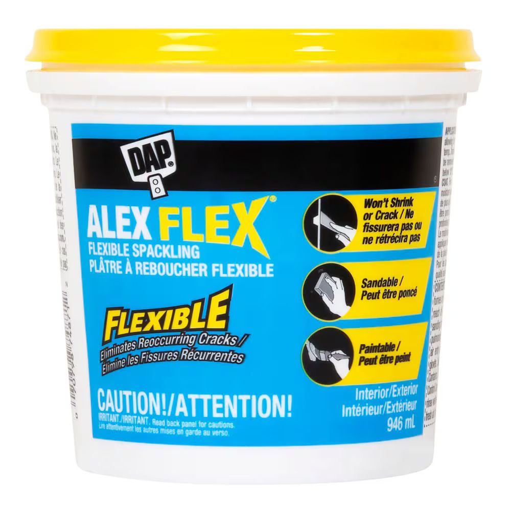 Dap Alex Flex Flexible Spackling - 946ml Dap Alex Flex Flexible Spackling - 946ml