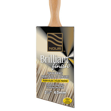 Nour Brilliant Finish Angular Sash Brush