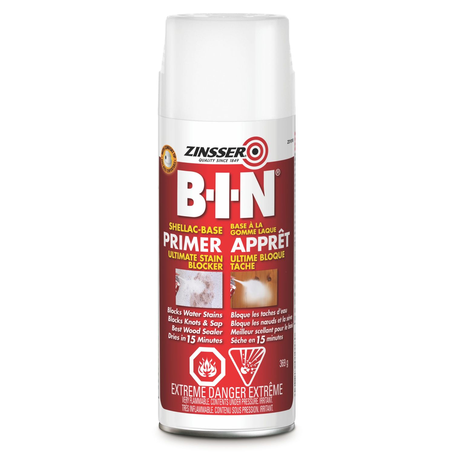 Zinsser® BIN® Shellac-Base Sealer Primer Zinsser® BIN® Shellac-Base Sealer Primer