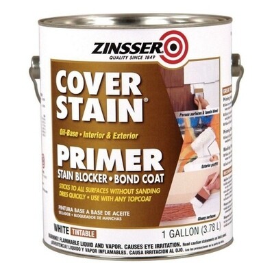 Zinsser® Cover Stain® Oil-Base Primer Sealer Zinsser® Cover Stain® Oil-Base Primer Sealer