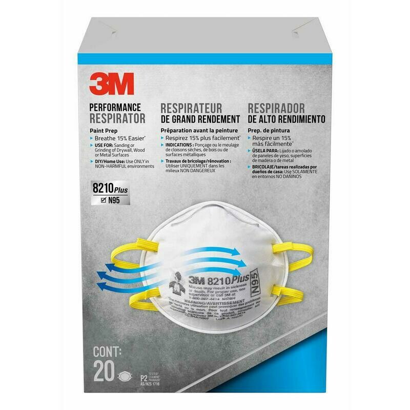 3M™ N95 8210 Performance Respirator - 20 Pack 3M™ N95 8210 Performance Respirator - 20 Pack