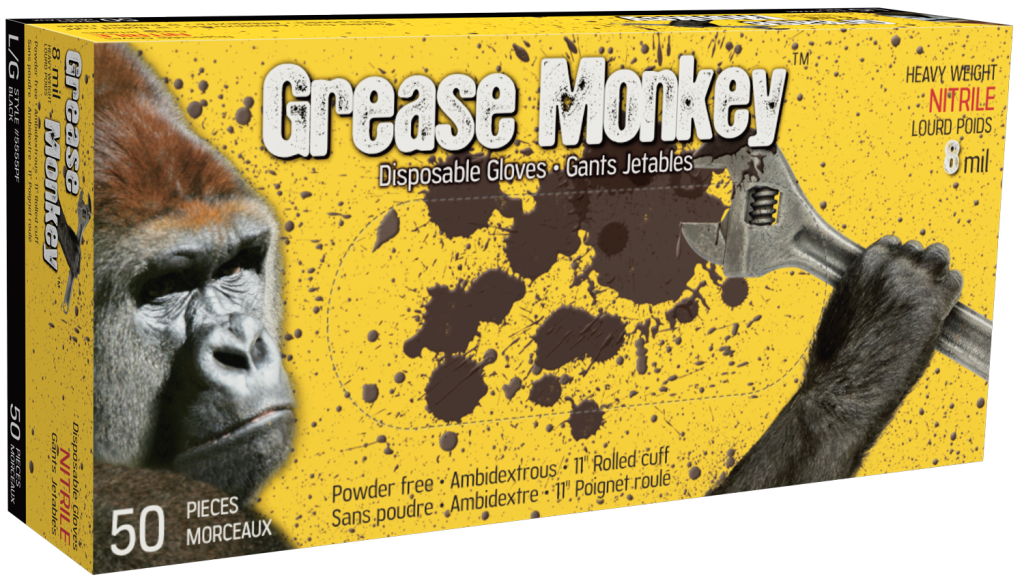 Watson Gloves Grease Monkey 8mil Nitrile Gloves - 50 Pack
