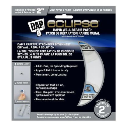 Dap Eclipse Rapid Wall Repair Patch - 2" x 2"