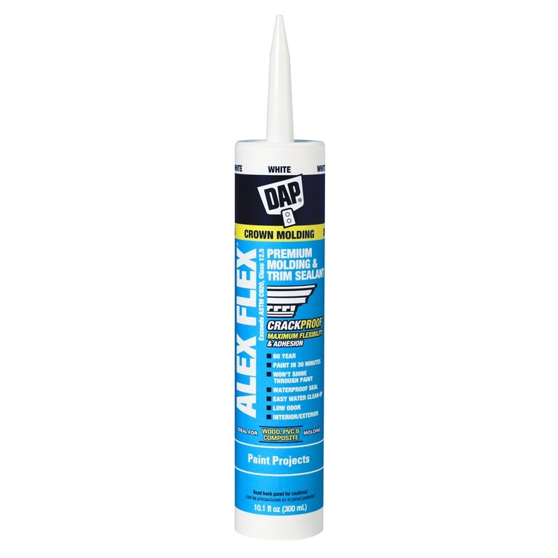 Dap ALEX FLEX Premium Molding & Trim Acrylic Latex Siliconized Sealant