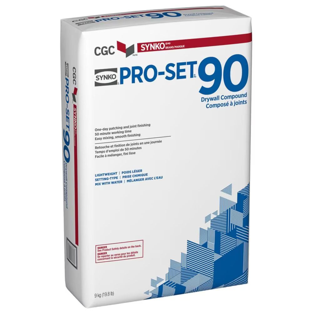 CGC Synko Pro-Set 90 Setting-Type Drywall Compound, 9jg
