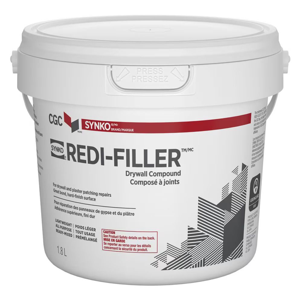 CGC Synko Redi-Filler All Purpose Drywall Filler,  1.8L