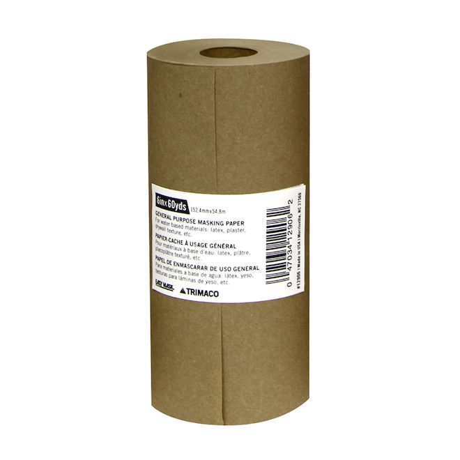 Trimaco Paint Masking Paper - 6 Trimaco Paint Masking Paper - 6" x 180'