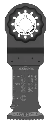 Bosch 1-1/4 In. Starlock® Oscillating Multi Tool Bi-Metal Plunge Cut Blade