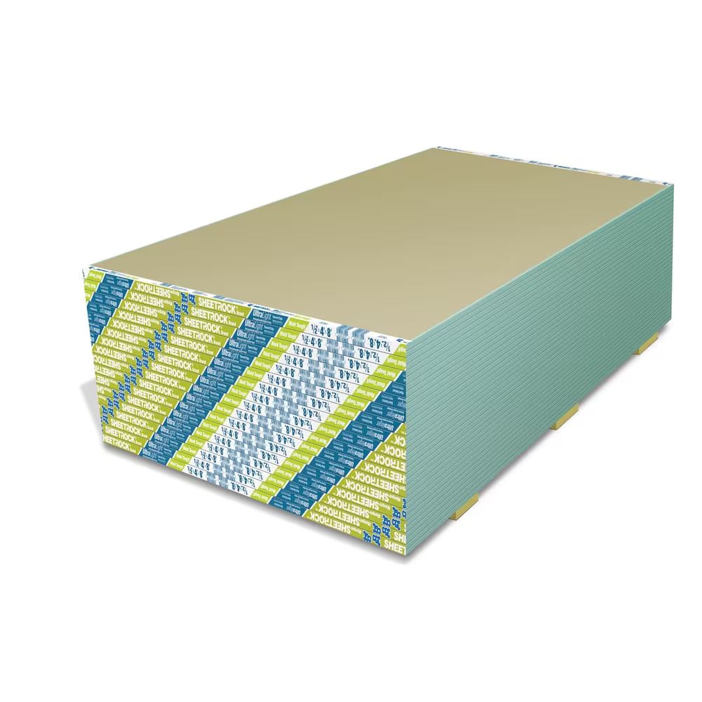 CGC Sheetrock UltraLight Mold Tough Drywall Panel - 1/2 CGC Sheetrock UltraLight Mold Tough Drywall Panel - 1/2" x 4' x 8'