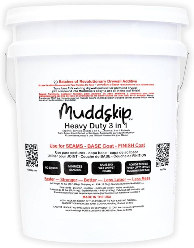 Muddskip Heavy Duty 3-in-1 Drywall Additive Muddskip Heavy Duty 3-in-1 Drywall Additive