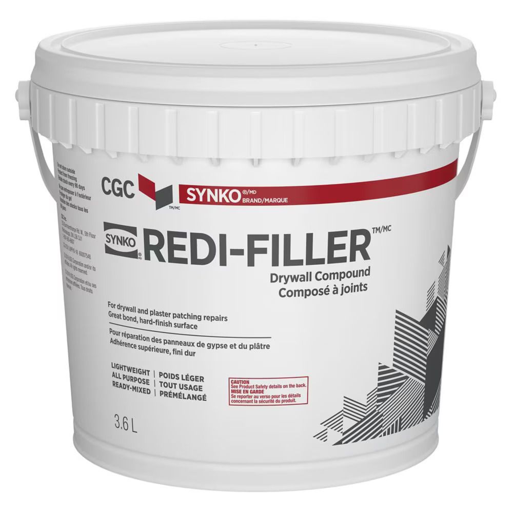 CGC Synko Redi-Filler All Purpose Drywall Filler,  1.8L