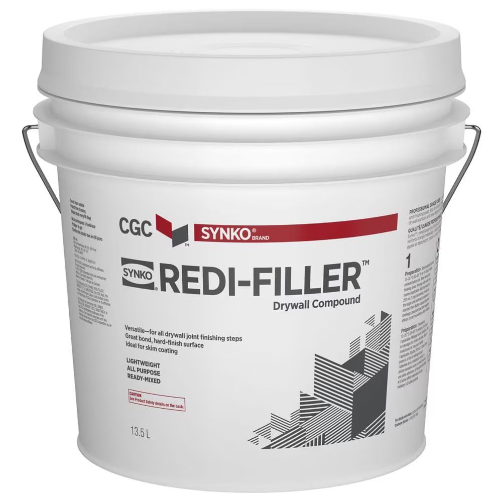 CGC Synko Redi-Filler All Purpose Drywall Filler, 13.5L CGC Synko Redi-Filler All Purpose Drywall Filler, 13.5L