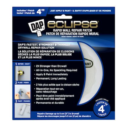 Dap Eclipse Rapid Wall Repair Patch - 4" x 4"