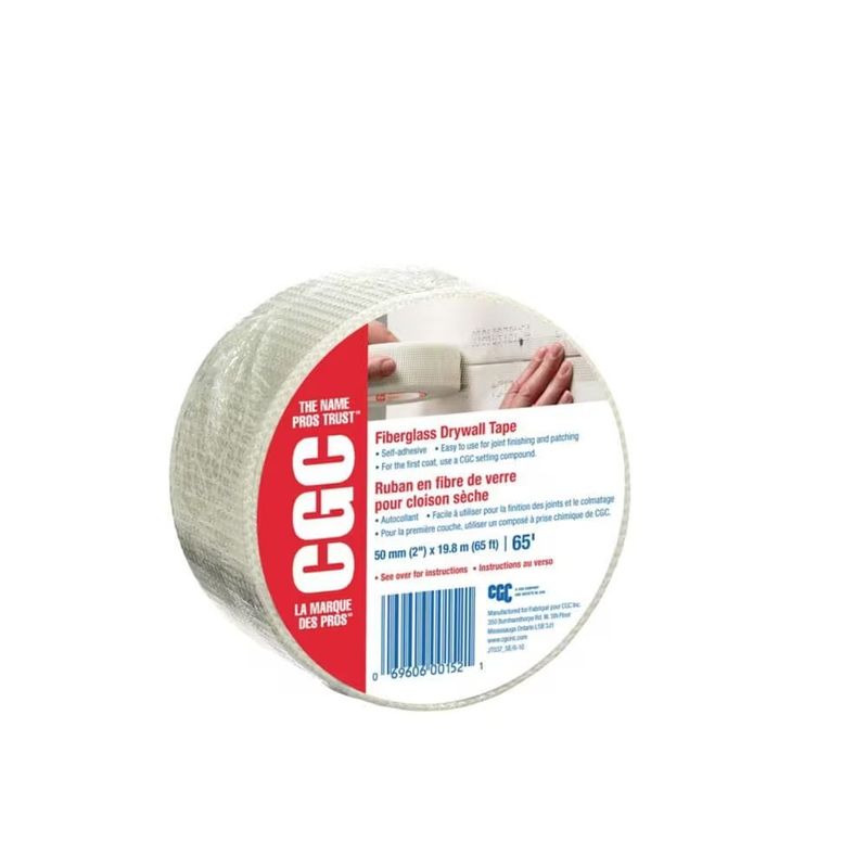 CGC Sheetrock Fiberglass Drywall Tape - 2 CGC Sheetrock Fiberglass Drywall Tape - 2" x 65'