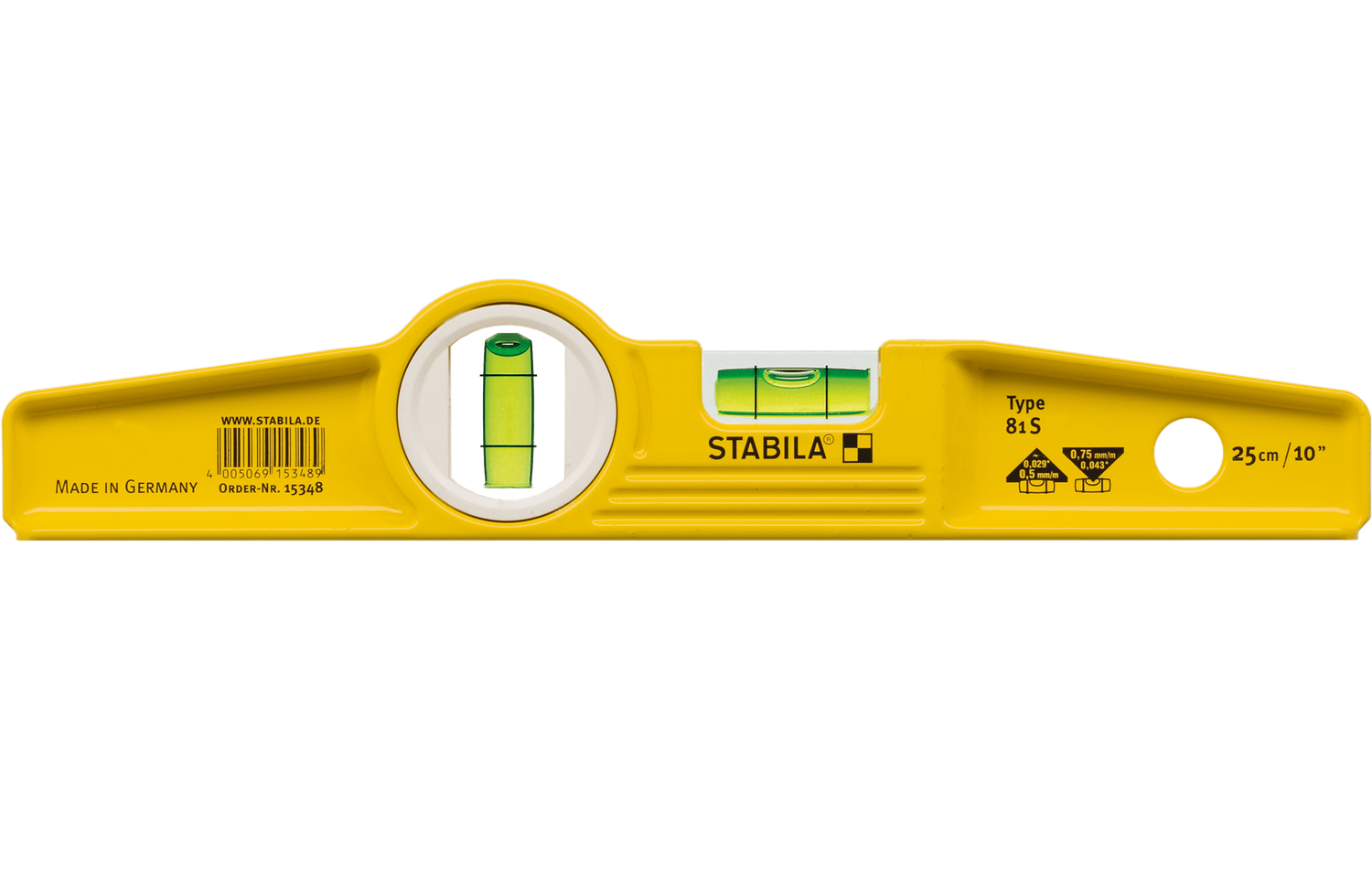Stabila Type 81S Torpedo Level - 10"