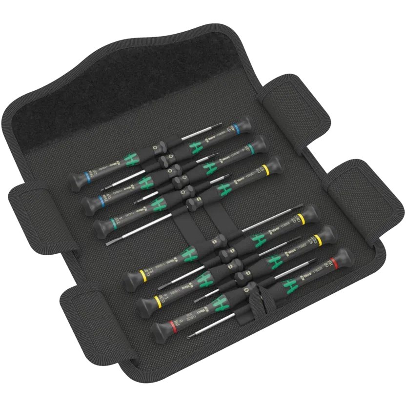 Wera Kraftform Micro 12 Universal 1 screwdriver set for electronic applications