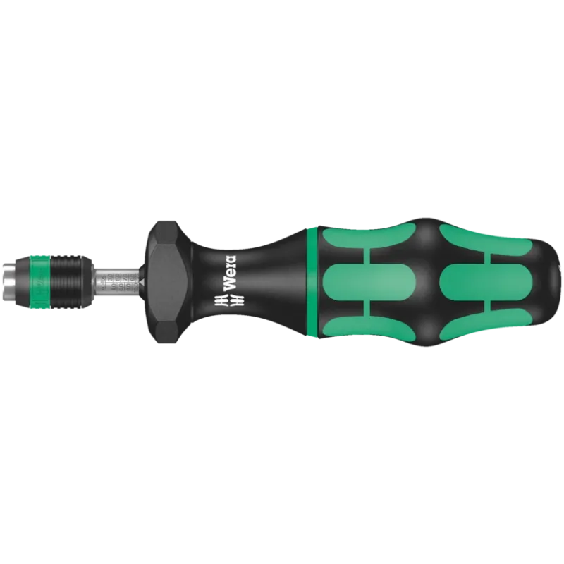 Wera Series 7400 Kraftform adjustable torque screwdrivers (2.5-29.0 in. lbs.) with Rapidaptor quick-release chuck Wera Series 7400 Kraftform adjustable torque screwdrivers (2.5-29.0 in. lbs.) with Rapidaptor quick-release chuck