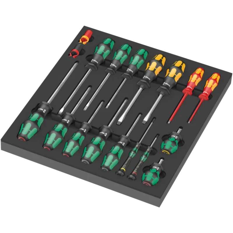 Wera 9710 Foam insert screwdriver set 1 Wera 9710 Foam insert screwdriver set 1