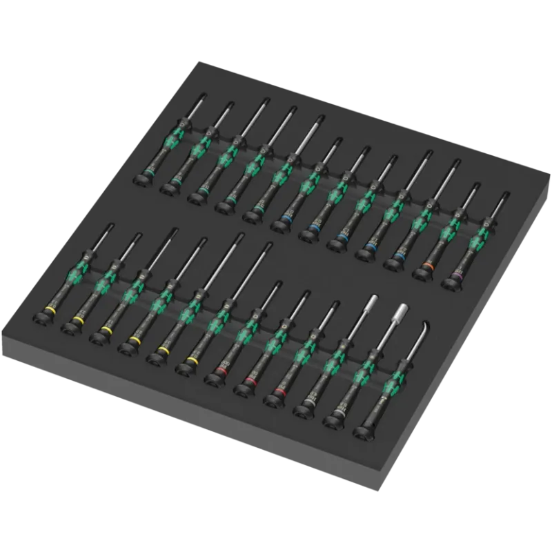 Wera 9715 Foam insert Kraftform Micro screwdriver set 1 Wera 9715 Foam insert Kraftform Micro screwdriver set 1