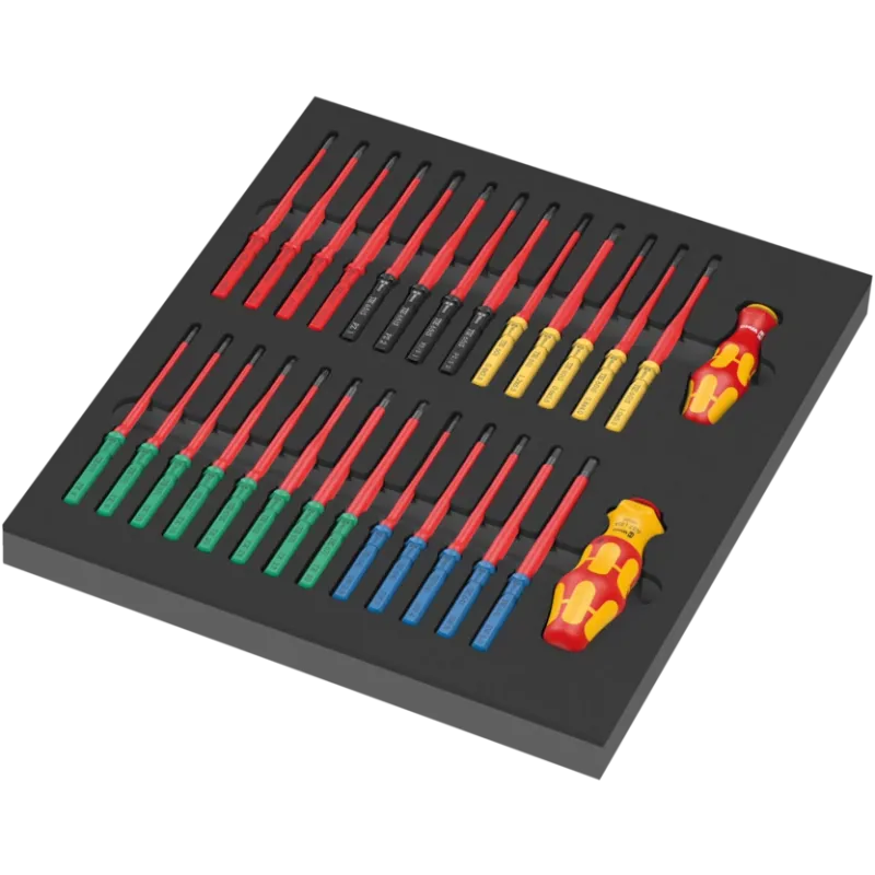 Wera 9751 Foam insert Kraftform Kompakt VDE set 1 Wera 9751 Foam insert Kraftform Kompakt VDE set 1