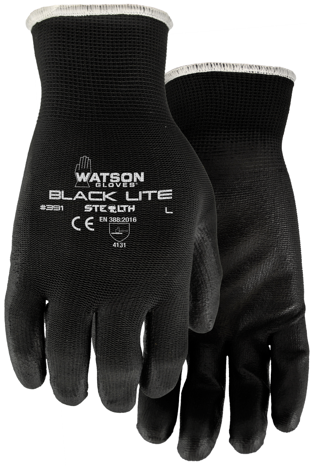 Watson Gloves 391 Stealth Black Lite Gloves