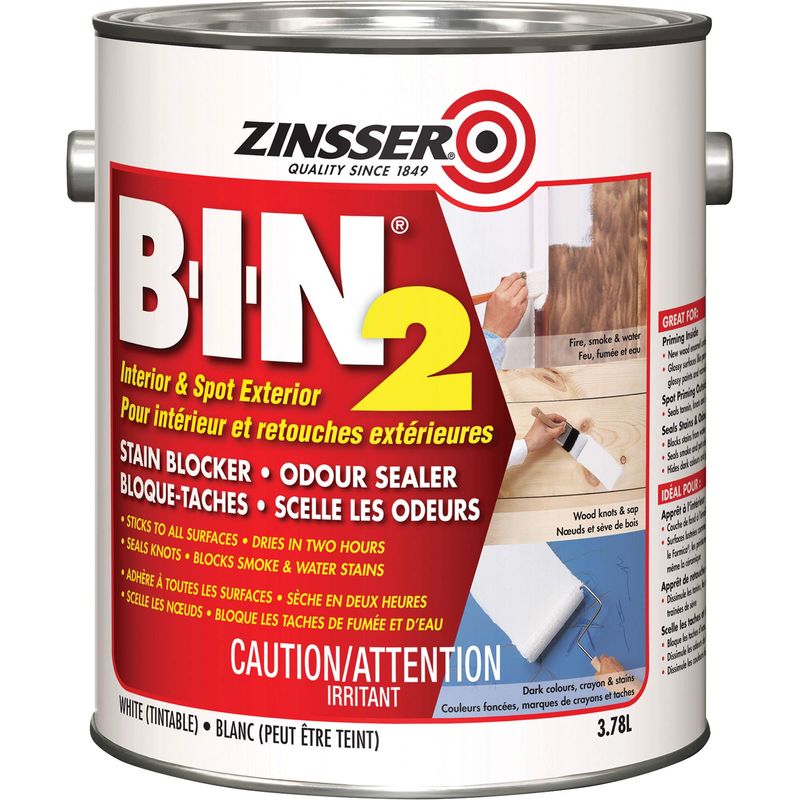 Zinsser® B-I-N® 2 Primer Stain Blocker Zinsser® B-I-N® 2 Primer Stain Blocker