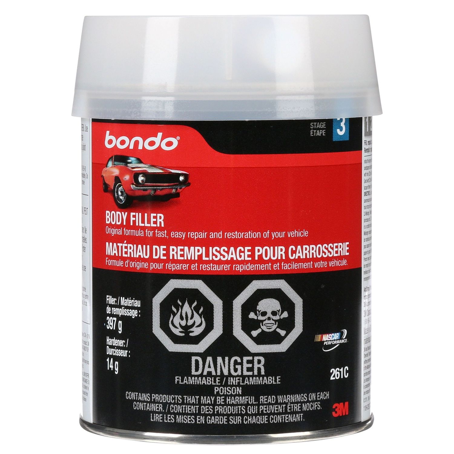 3M Bondo Body Filler with Hardener