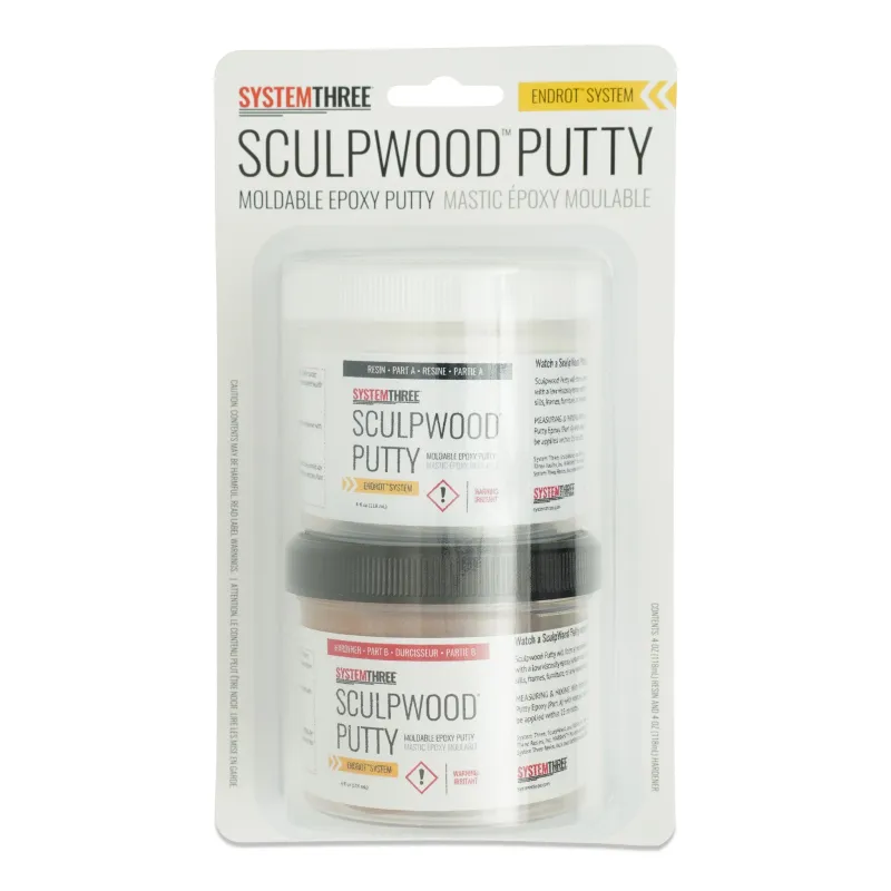 System Three Sculpwood Putty - Moldable Epoxy Putty
