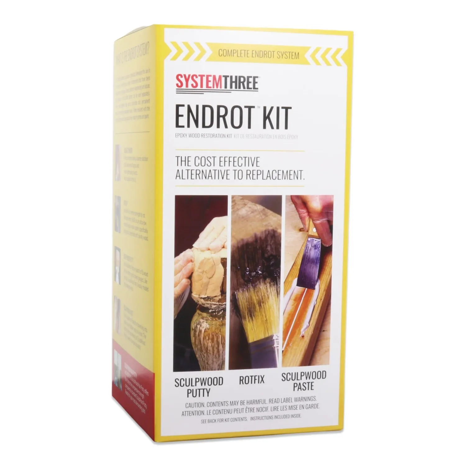 System Three Endrot Kit - Epoxy Wood Restoration Kit System Three Endrot Kit - Epoxy Wood Restoration Kit
