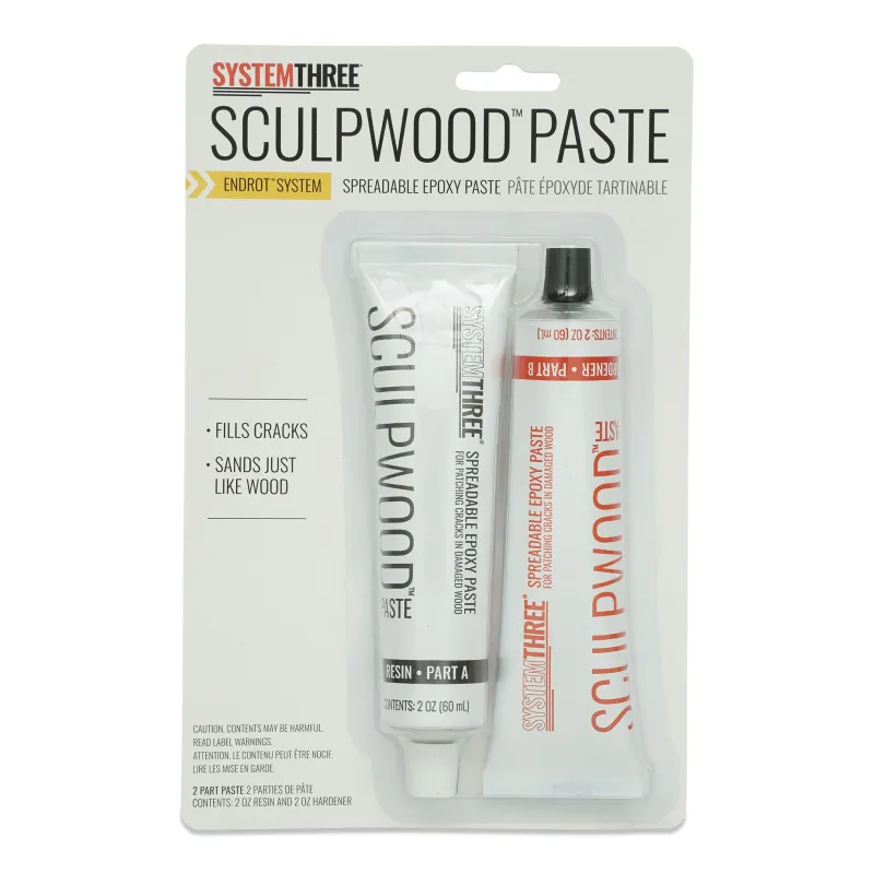 System Three Sculpwood Paste - Spreadable Epoxy Paste