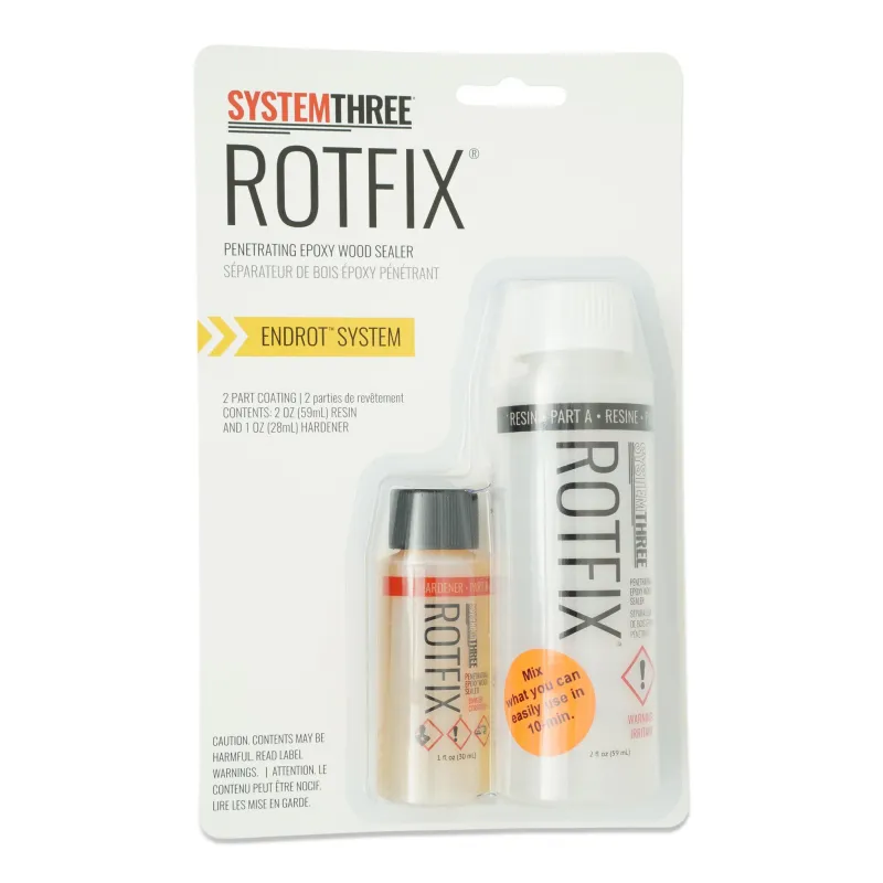 System Three Rotfix - Penetrating Epoxy Wood Sealer