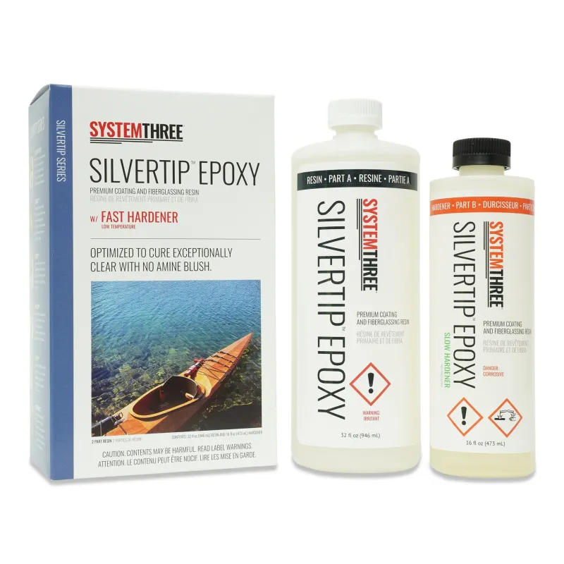System Three Silvertip Epoxy - Premium Coating and Fiberglassing Resin