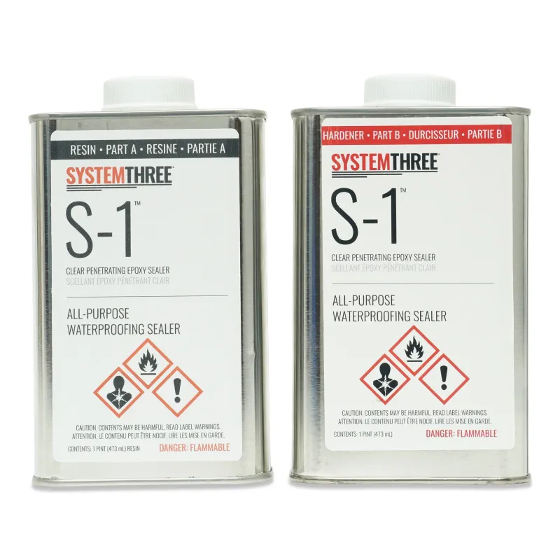System Three S-1 Sealer - Clear Penetrating Epoxy Sealer