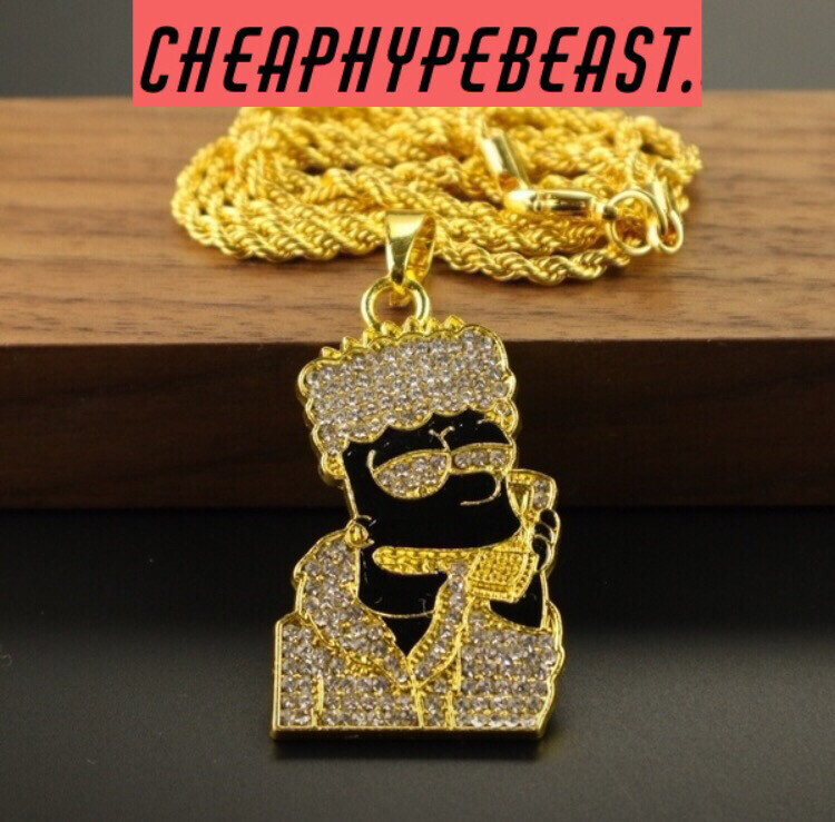 Bart Simpson Iced Chain (Top Quality)