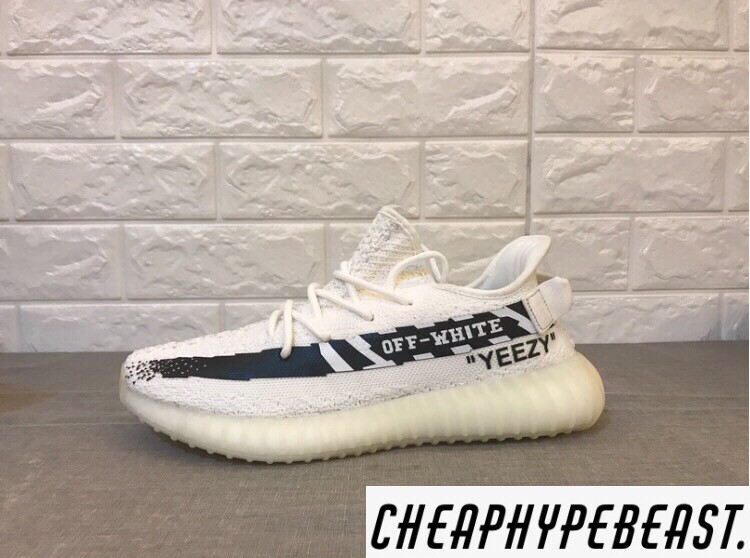 Custom “Off White” Yeezy 350s