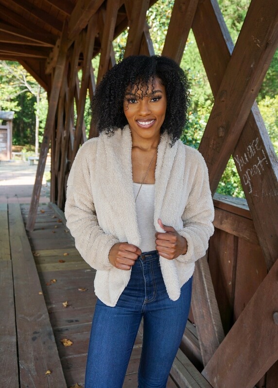 HYFVE Sherpa Hoodie - Taupe