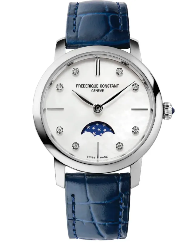 Часы Frederique Constant Slimline Ladies Moonphase FC-206MPWD1S6