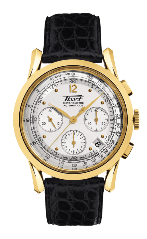 TISSOT HERITAGE 150TH ANNIVERSARY AUTOMATIC CHRONOGRAPH GOLD T71.3.439.31