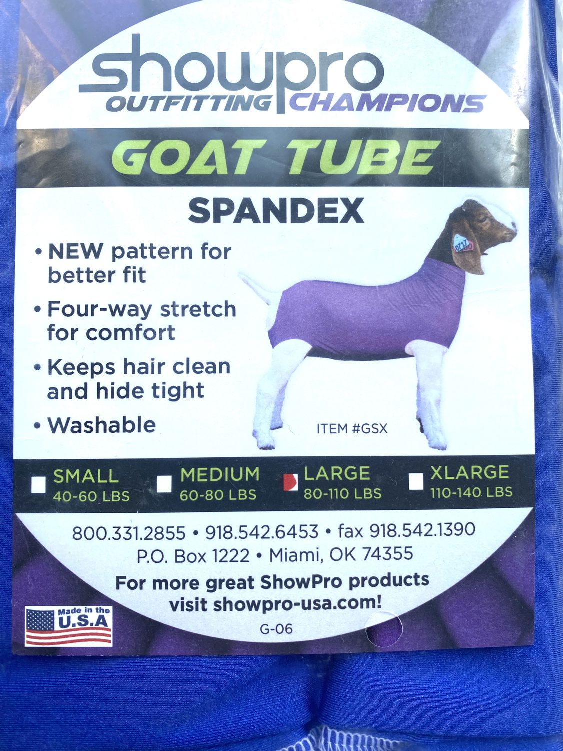 Spandex Goat Tube