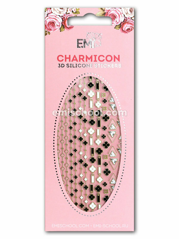 Charmicon 3D Silicone Stickers #59 Chain MIX