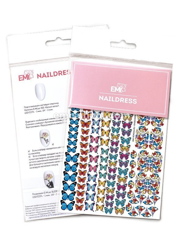 Naildress Slider Design #6 Butterflies